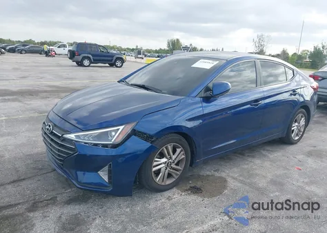 2019 Hyundai Elantra Sel from USA, damaged, VIN 5NPD84LF3KH481692